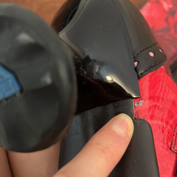 Rare 🔥🔥Size 8 pink and red John Fluevog limited Ed. mini babycake boots 🔥🔥 - Picture 7 of 8